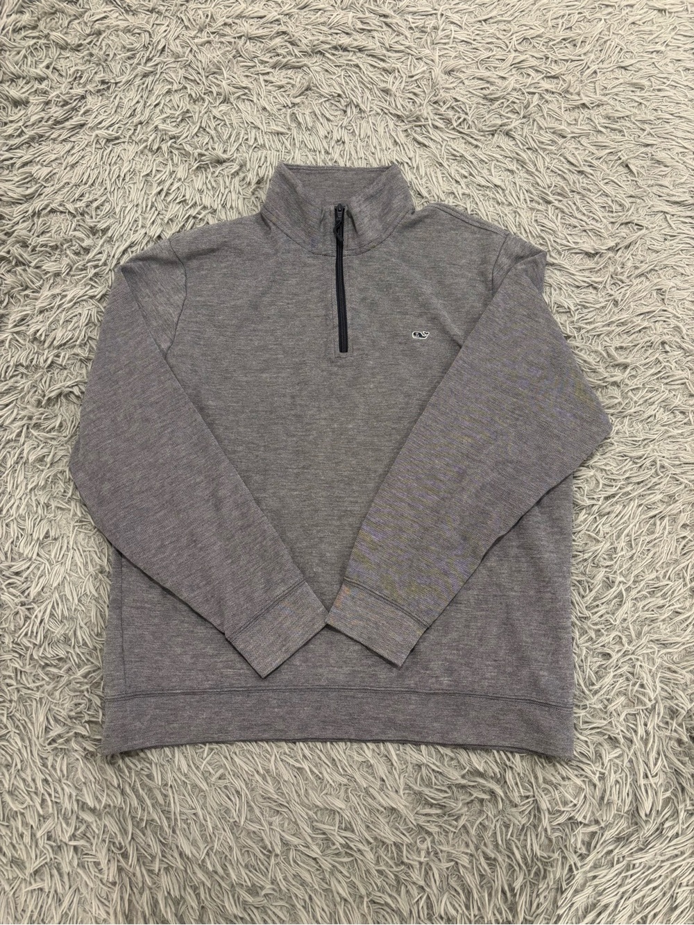 Vineyard Vines 1/4 Zip Men’s Blue XL Pullover Sweatshirt Coastal Preppy Golf